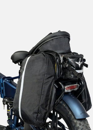 Engwe Fahrradgepäckträgertasche mit großem Fassungsvermögen, kann auf dem Rücksitz des Fahrrads platziert werden