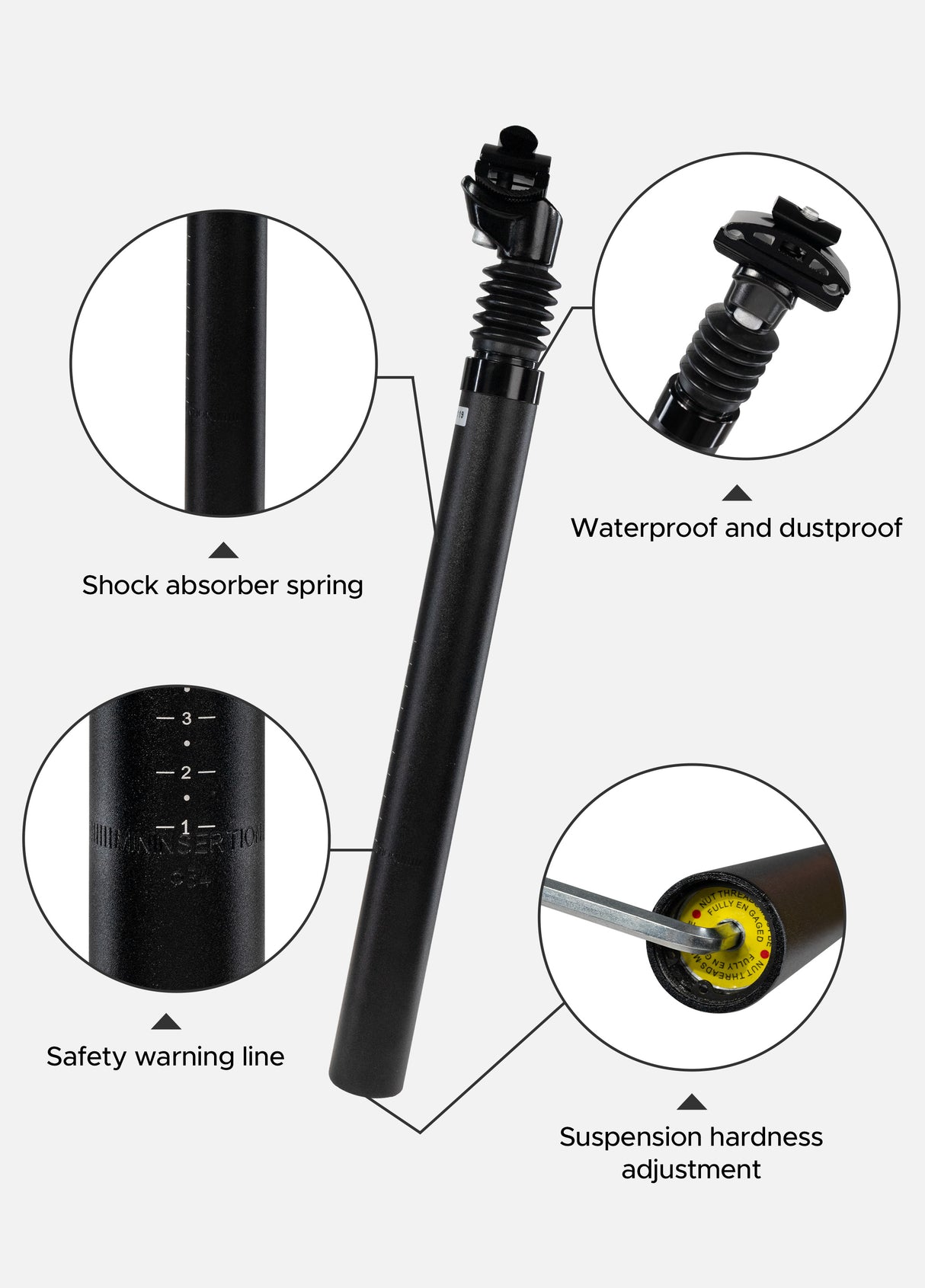 Stoßdämpferrohrdetails