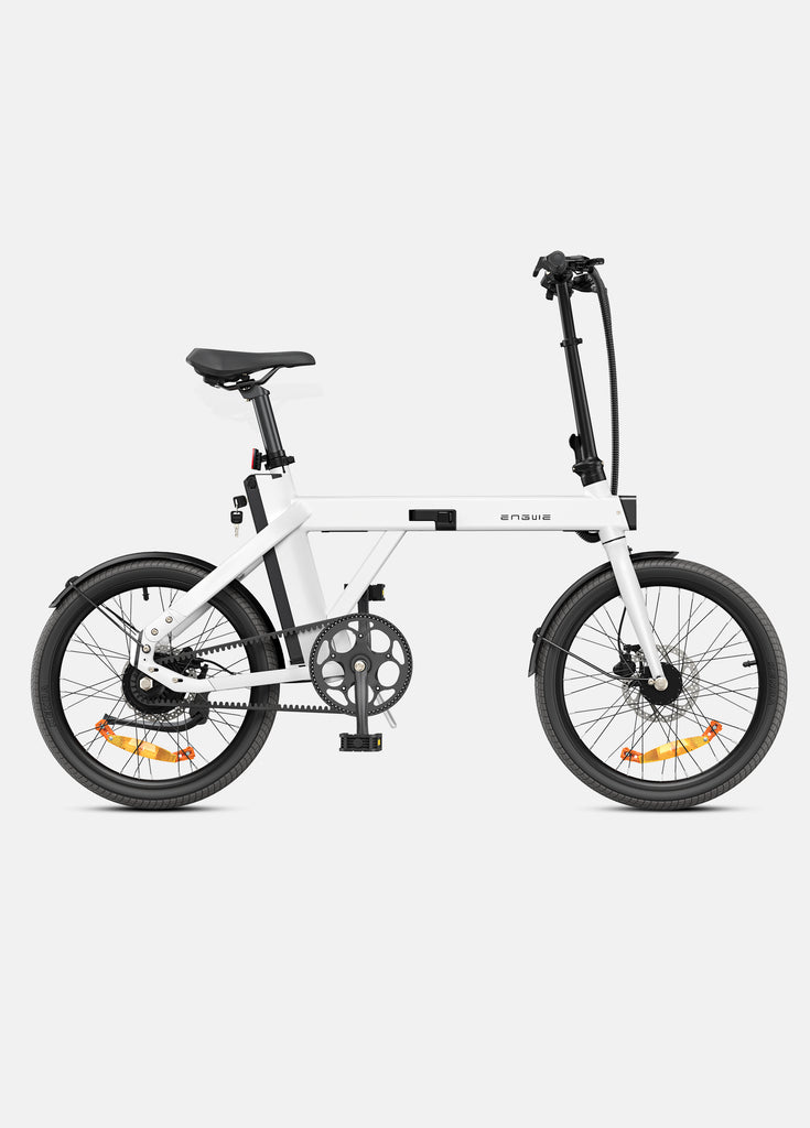 Weißes klappbares E-Bike ENGWE P20