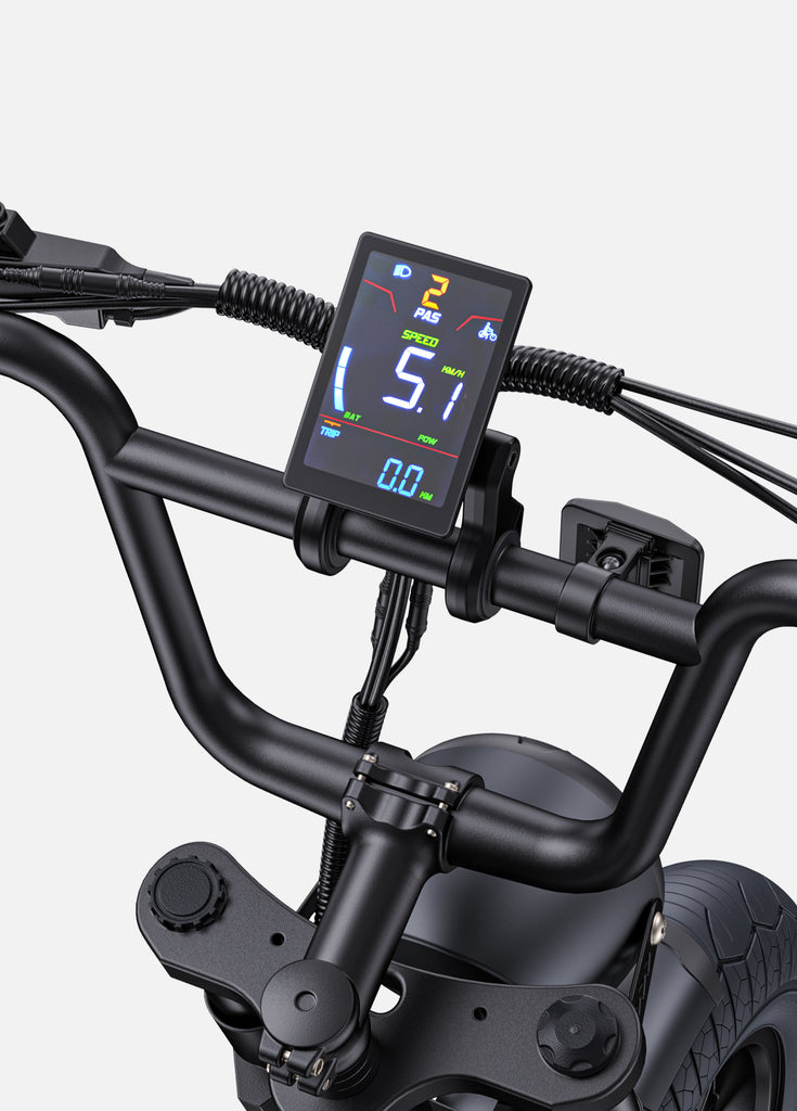 buntes Display von E-Bike ENGWE M1 