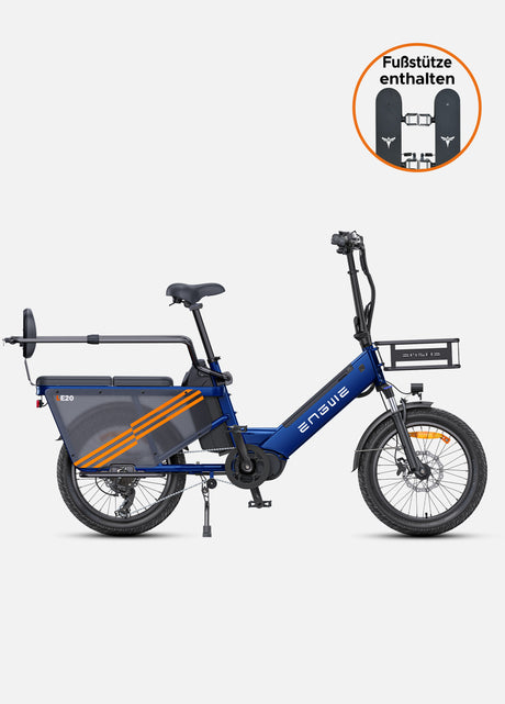 elektro lastenräder  ENGWE LE20 enthält Fußstütze.