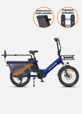 Lasten e bike ENGWE LE20 enthält  Aufbewahrungshülle und Kissen.