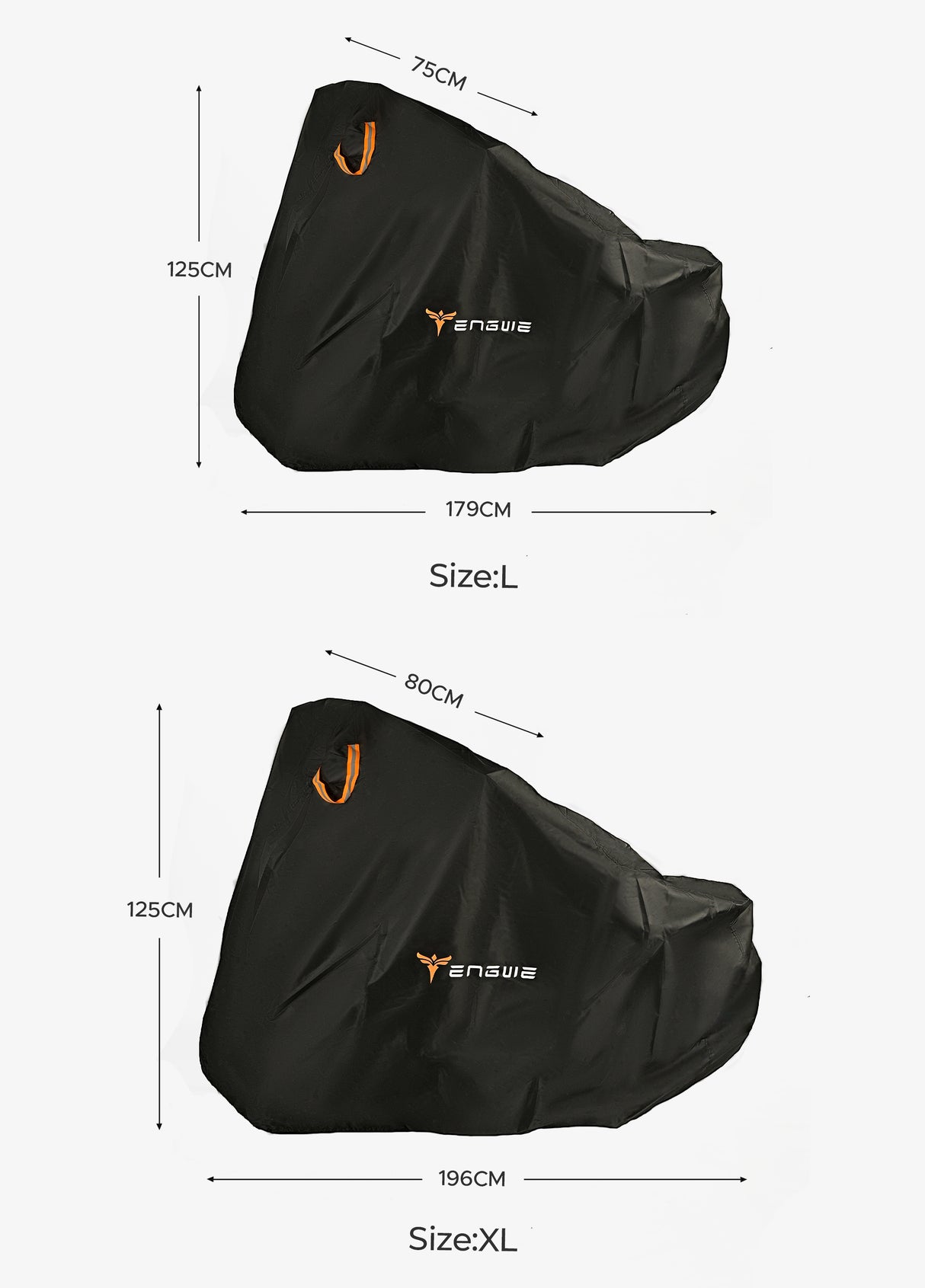 Erhältlich in zwei Schildgrößen： L und XL 