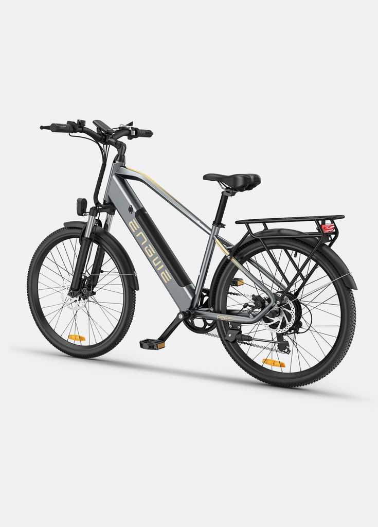 Ein graues Engwe P26 Citybike