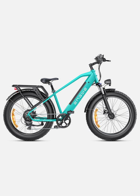 ein high-step saphirblau Engwe E26 E-Bike