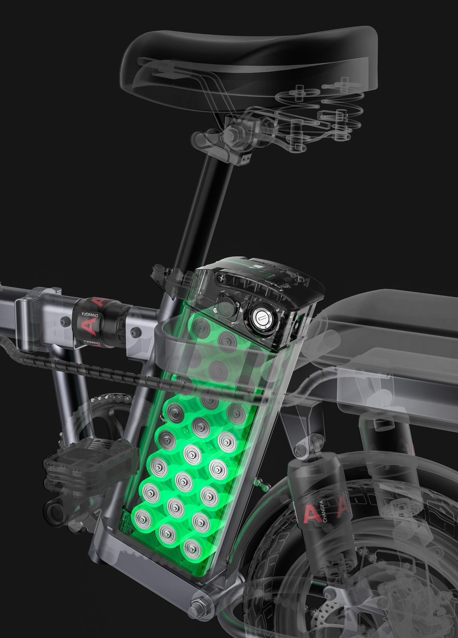 engwe t14 E-Bike-Rahmen