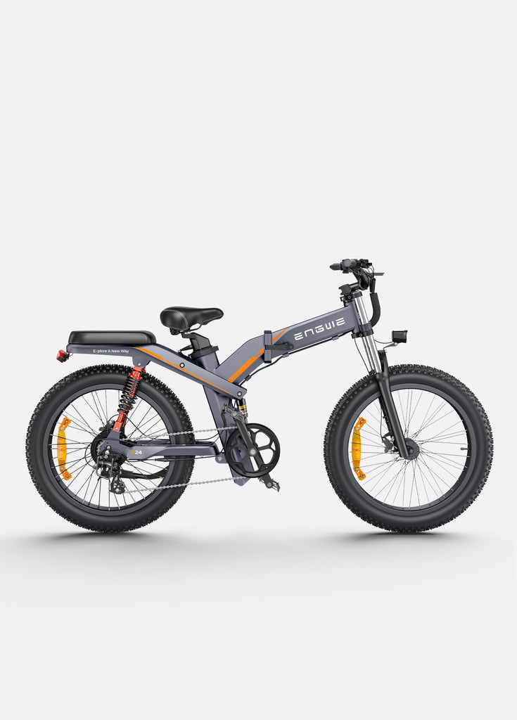 ein graues engwe x24 e fatbike